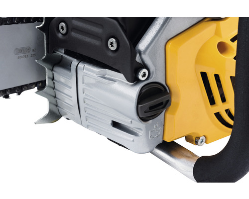 Detailansicht einer Kettensäge