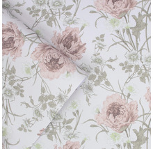 Tapete mit Blumenmuster und Rosenmotiven