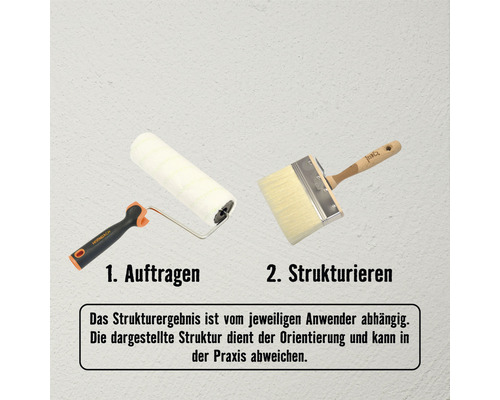 Farbwalze und Flächenstreicher für Wandgestaltung