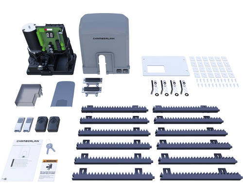 Chamberlain Schiebetorantrieb Komplettset mit Zubehör