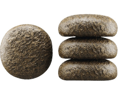 Dekorsteine aus Stein in runder und länglicher Form