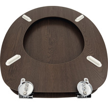 WC-Sitz aus Holz mit Befestigung