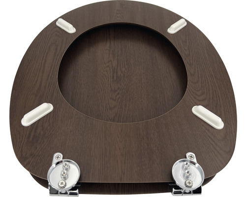 WC-Sitz aus Holz mit Befestigung