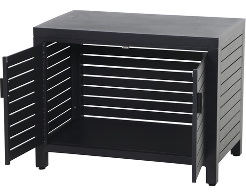 Aufbewahrungsschrank mit zwei Türen aus Metall