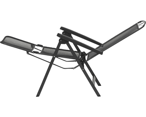 Gartenliege aus Metall mit verstellbarer Rückenlehne