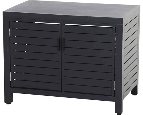 Gartenschrank mit zwei Türen und Lattenoptik