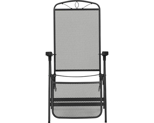 Gartenstuhl aus Metall mit Netzstruktur