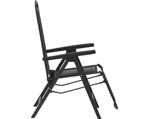 Verstellbarer Gartenstuhl mit Textilbespannung