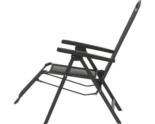 Gartensessel mit verstellbarer Rückenlehne und Armlehnen