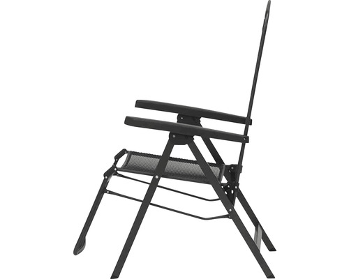 Verstellbarer Relaxsessel mit Armlehnen für den Garten