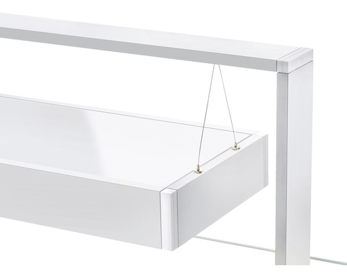 Nahaufnahme einer hängenden LED-Pflanzenleuchte