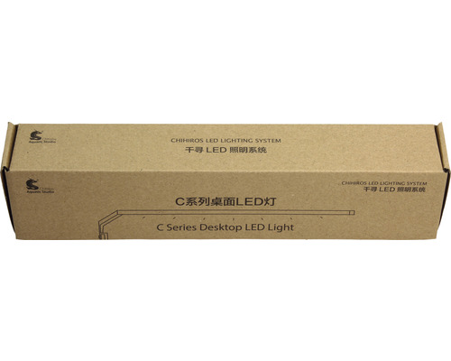 Verpackung einer Chihiros C Series Desktop LED Lampe