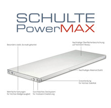 Regalboden Schulte weiß 600x35x500 mm, 2er-Pack, Stecksystem-thumb-1