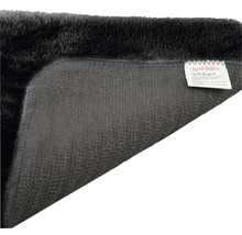Badteppich Spirella Fino 90x60 cm schwarz