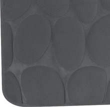 Badteppich Msv Pebbel 50x80 cm dunkelgrau