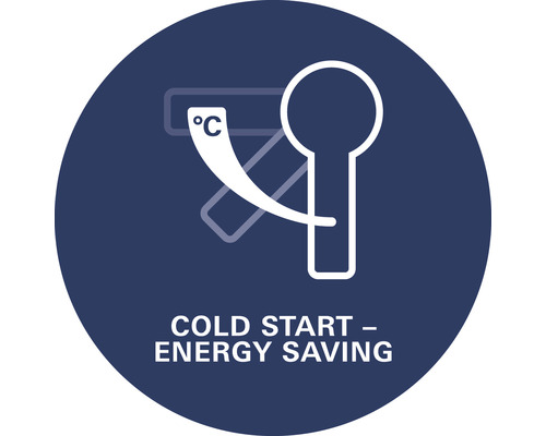 Kaltstart Energiesparfunktion Symbol