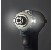 Makita Logo auf einem Akku-Schlagschrauber mit LED-Beleuchtung.