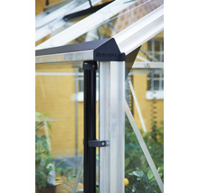 Gewächshaus JULIANA Premium 8,8 m² 3 mm Sicherheitsglas 296x296 cm Aluminium-thumb-8 Gewächshaus JULIANA Premium 8,8 m² 3 mm Sicherheitsglas 296x296 cm Aluminium-thumb-8