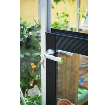 Gewächshaus JULIANA Premium 8,8 m² 3 mm Sicherheitsglas 296x296 cm Aluminium-thumb-9 Gewächshaus JULIANA Premium 8,8 m² 3 mm Sicherheitsglas 296x296 cm Aluminium-thumb-9