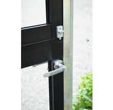 Gewächshaus JULIANA Premium 8,8 m² 3 mm Sicherheitsglas 296x296 cm Aluminium-thumb-10 Gewächshaus JULIANA Premium 8,8 m² 3 mm Sicherheitsglas 296x296 cm Aluminium-thumb-10