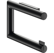 Toilettenpapierhalter Keuco Reva Black Selection ohne Deckel schwarz matt
