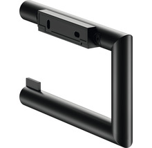 Toilettenpapierhalter Keuco Reva Black Selection ohne Deckel schwarz matt