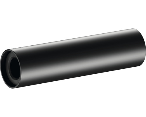 Schwarzes Abflussrohr aus Kunststoff