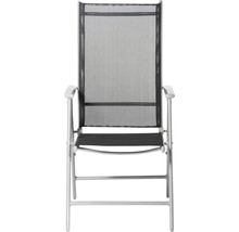 Gartenstuhl mit Aluminiumrahmen und Textilbespannung