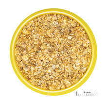 Aufnahme von Getreideflocken in einer Dose