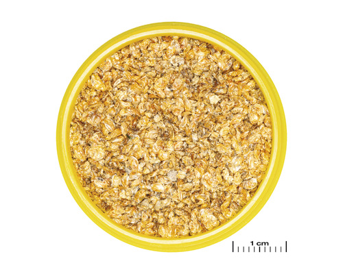 Aufnahme von Getreideflocken in einer Dose