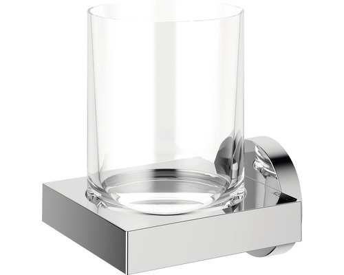 Wand-Zahnputzbecherhalter mit Glas