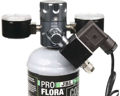 JBL ProFlora CO2 Druckminderer mit Magnetventil für Aquarien