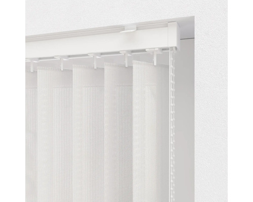 Vertikaljalousie aus Stoff mit Bedienschnur zur Fensterdekoration