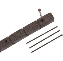 Beetabgrenzung inkl. Bodenanker 119 x 8,25 cm flexibel römische Steine-thumb-3 Beetabgrenzung inkl. Bodenanker 119 x 8,25 cm flexibel römische Steine-thumb-3