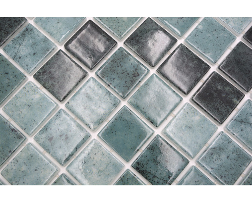 Mosaikfliesen aus Glas im quadratischen Format