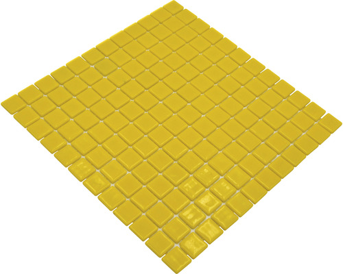 Quadratisches Mosaik aus Keramikfliesen
