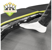 Trampolin EXIT Silhouette eckig 214x305 cm Netz schwarz
