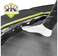Trampolin EXIT Silhouette eckig 244x366 cm Netz schwarz