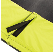 Trampolin EXIT Silhouette eckig 214x305 cm Netz lime