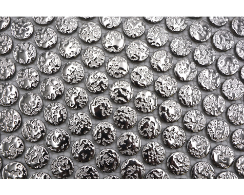 Mosaikfliese mit runden, unregelmäßigen Formen