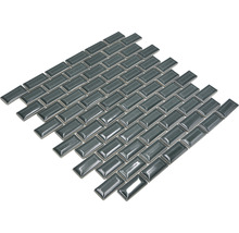 Keramikmosaik CBG 116 Brick Bond Diamond 30x30cm uni grün