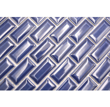 Keramikmosaik CBK 114 Brick Bond Diamond 30x30cm uni kobaltblau
