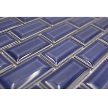 Keramikmosaik CBK 114 Brick Bond Diamond 30x30cm uni kobaltblau