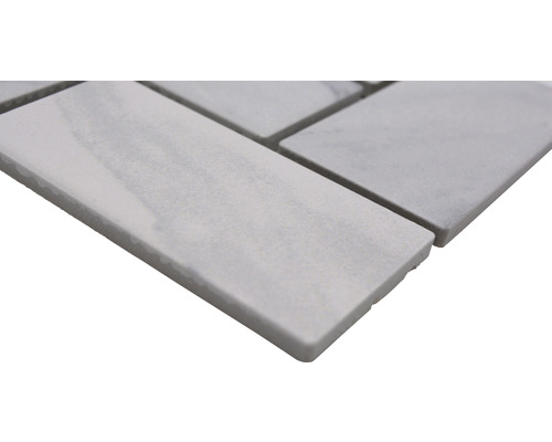 Detailansicht von Marmormosaikfliesen