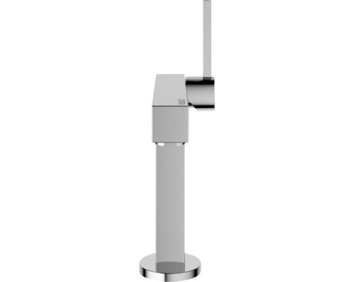 Hoher Waschtischmischer aus Metall