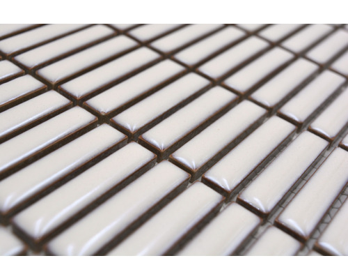 Mosaikfliese im Stabdesign für Wand und Boden