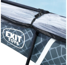Detailansicht eines EXIT Toys Artikels mit wasserdichter Abdeckung und Befestigung