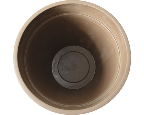 Innenansicht eines Pflanztopfs mit Einsatz