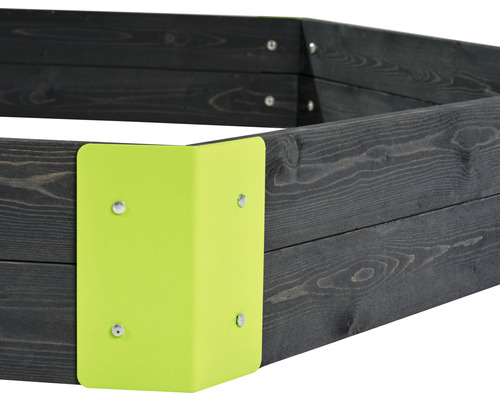 Hochbeet aus Holz mit Eckverbindung