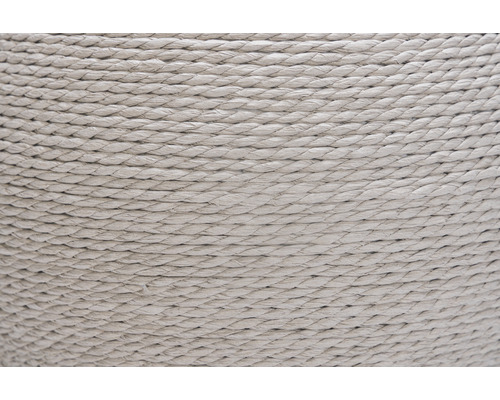 Nahaufnahme einer gewundenen Schnur aus Naturfasern